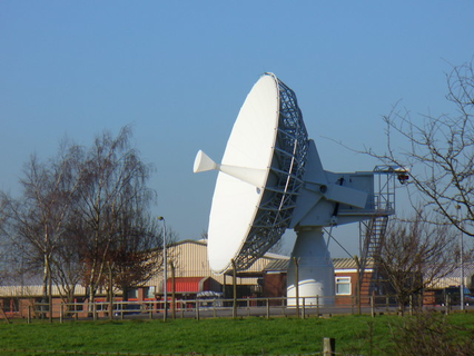 satellite dish from R A F Oakhanger courtesy of Colin Smith