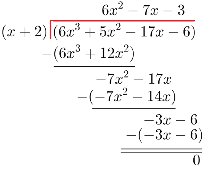 Solution | Can we factorise f(x)=6x^3+5x^2-17x-6 completely ...